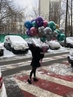 Воздушные шары Хром зеркальный праздник