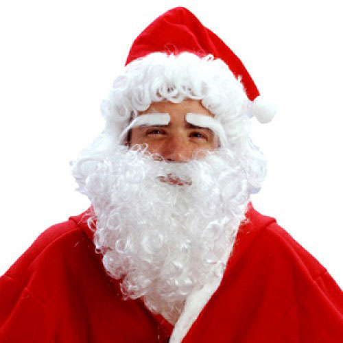 Парик Дед Мороз, шапка, борода и брови