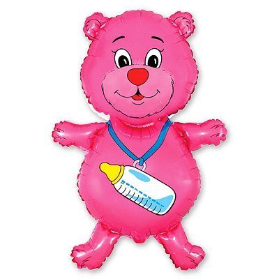 1207-0476 Шар фигура Медвежонок девочка